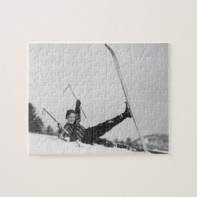 Puzzle Skieur 2 de femme (Horizontal)