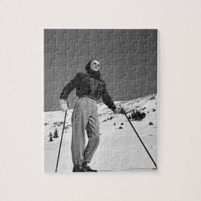 Puzzle Skieur de femme (Vertical)