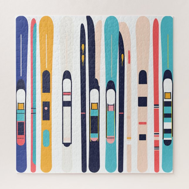 Puzzle Skis (Vertical)
