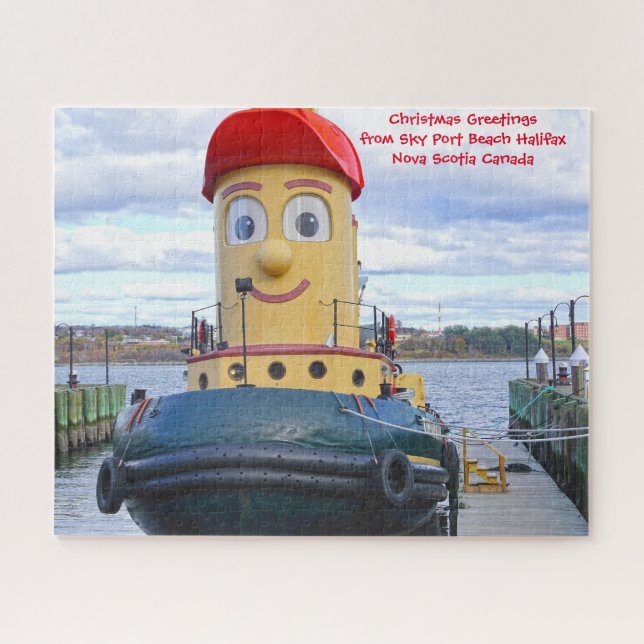 Puzzle Sky Port Beach Halifax Nouvelle-Écosse Canada. Jig (Horizontal)