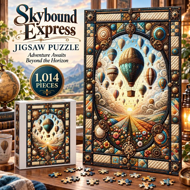 Puzzle Skybound Express Balloon 1 014 pièces (Créateur téléchargé)