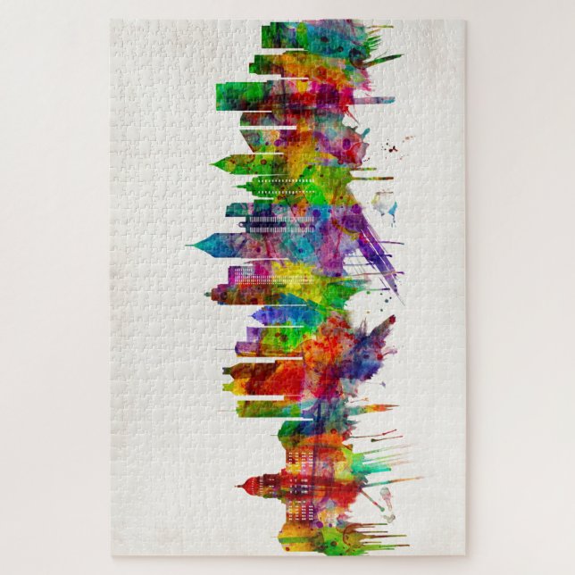 Puzzle Skyline Atlanta Georgia (Vertical)