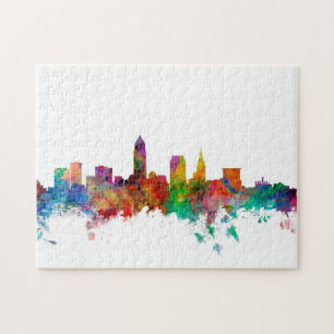 Puzzle Skyline Cleveland Ohio