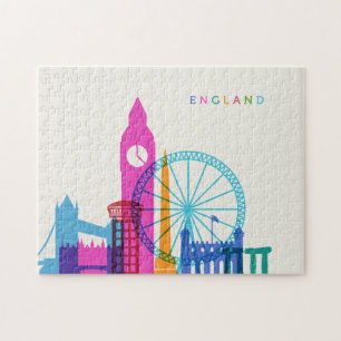 Puzzle Skyline d'Angleterre