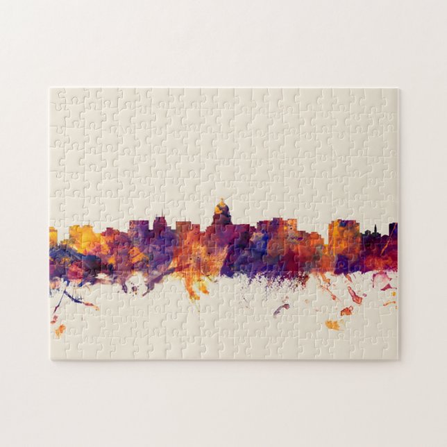 Puzzle Skyline de Madison (Horizontal)
