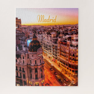 Puzzle Skyline de Madrid Capitol City