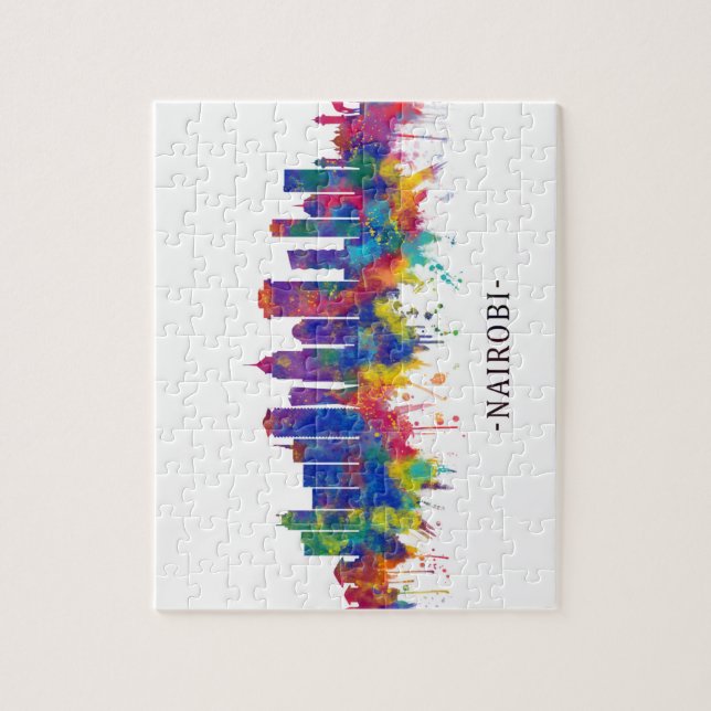 Puzzle Skyline de Nairobi (Vertical)