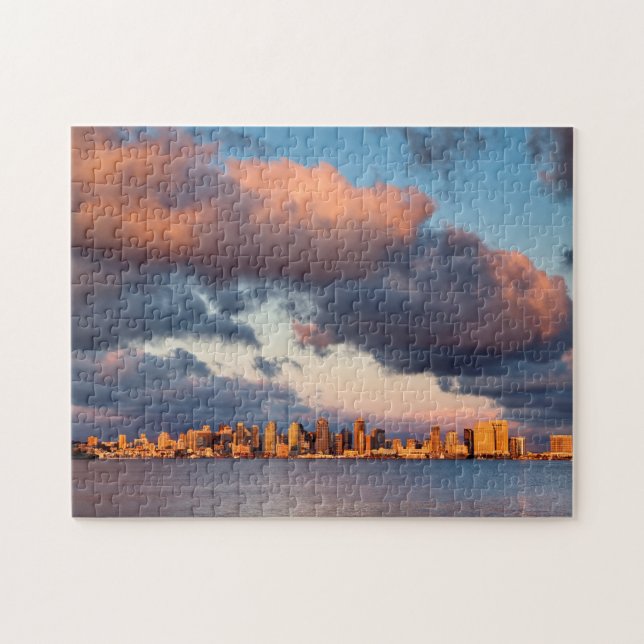 Puzzle Skyline de San Diego Bay City (Horizontal)