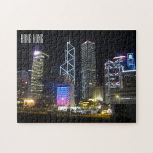 Puzzle skyline hong kong