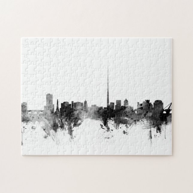 Puzzle Skyline Irlande de Dublin (Horizontal)