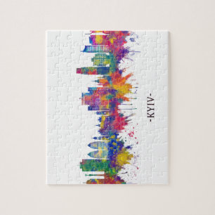 Puzzle Skyline Kiev Ukraine