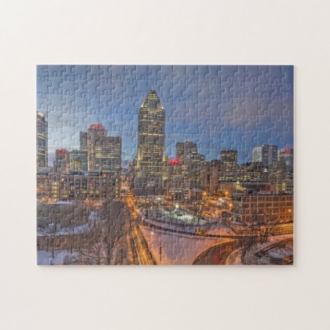 Puzzle Skyline Montréal. (Horizontal)