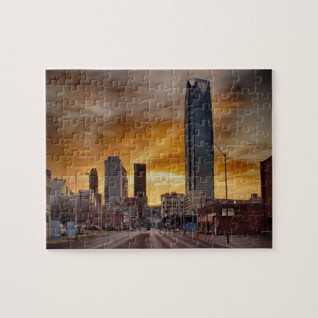 Puzzle Skyline Oklahoma (Horizontal)