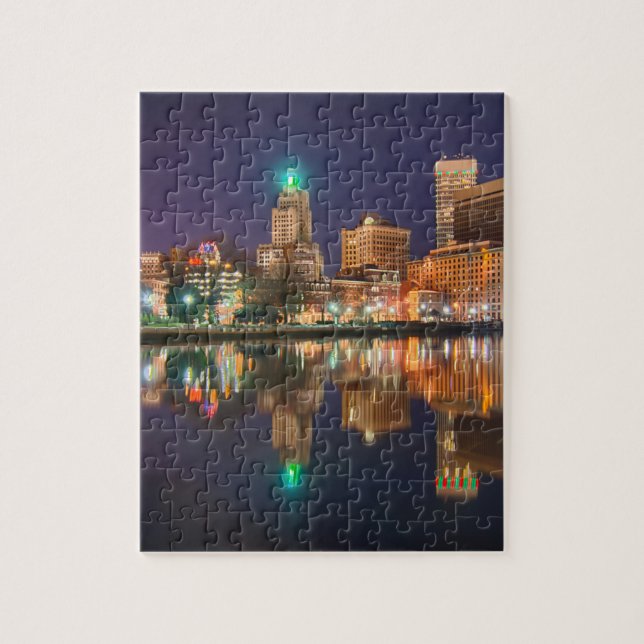 Puzzle Skyline Providence Rhode Island (Vertical)