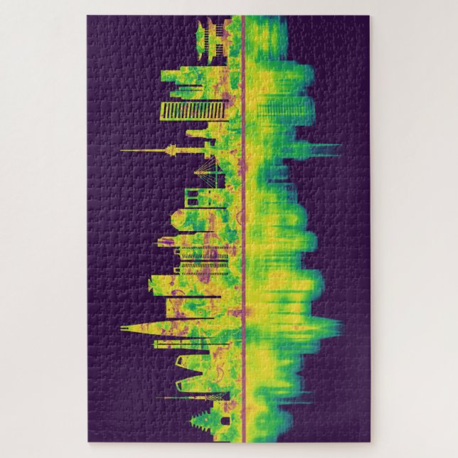 Puzzle Skyline Séoul-Corée du Sud (Vertical)