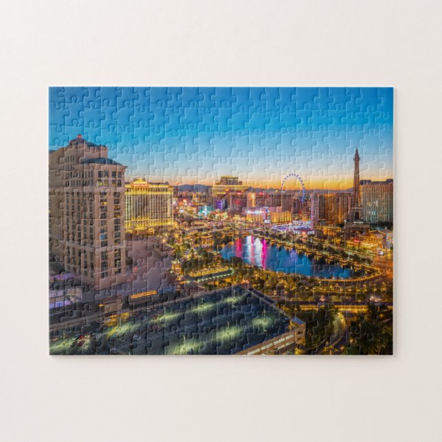 Puzzle Skyline Vegas Vac Meilleure vue de Las Vegas Skyli (Horizontal)