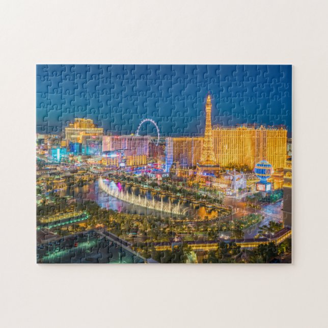 Puzzle Skyline Vegas Vac Meilleure vue de Las Vegas Skyli (Horizontal)