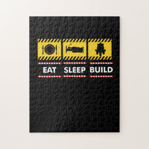 Puzzle Sleep Eat Build Repeat Building