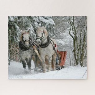 Puzzle Sleigh Ride in Winter Wonderland