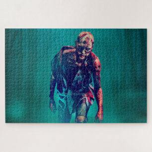 Puzzle SlipperyJoe terrifiante figure de zombie isolée om