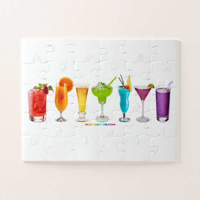 Puzzle SlipperyJoe's cheers alcools cocktails LGBTQIA gay (Horizontal)