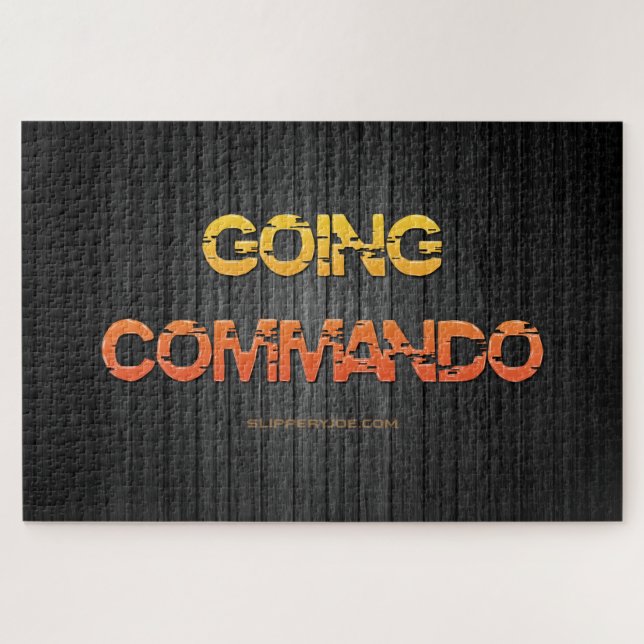 Puzzle SlipperyJoe's en train de commander bois jaune ora (Horizontal)