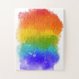 Puzzle SlipperyJoe's fierté éclabousse couleurs arc-en-ci