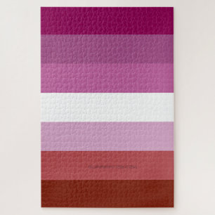 Puzzle SlipperyJoe's Lesbian Pride drapeau feminine Lipst