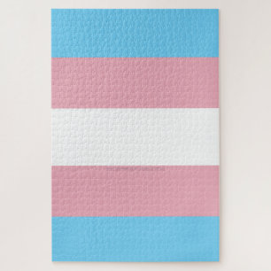 Puzzle SlipperyJoe's transgenre pride drapeau de la diver