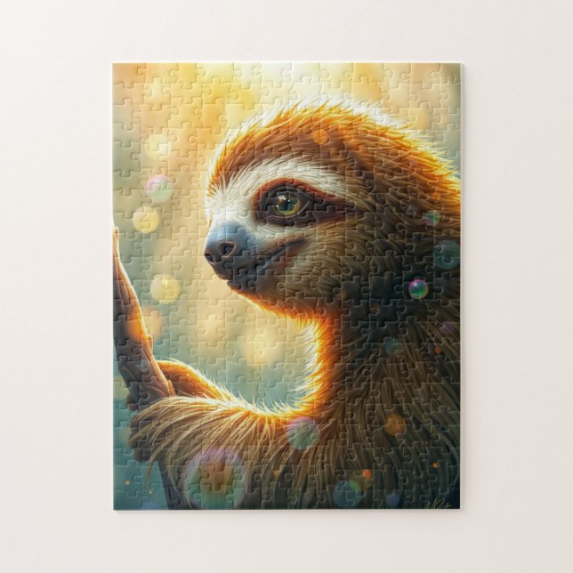 Puzzle Sloth au lever du soleil (Vertical)