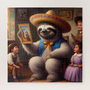 Puzzle Sloth Grand-pa