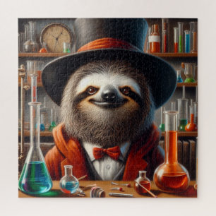 Puzzle Sloth Mad Scientifique