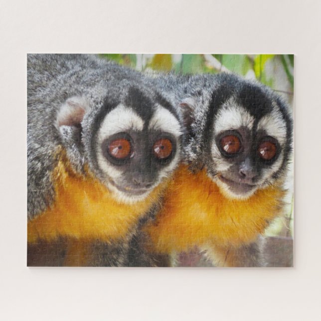 Puzzle Small Monkeys. (Horizontal)