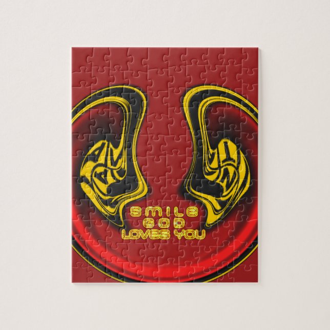 Puzzle Smile God Loves You Beautiful Texte Extraordinaire (Vertical)