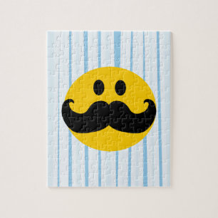 Puzzle Smiley de moustache