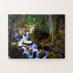 Puzzle Smokey Mountain River Creek Caroline du Nord
