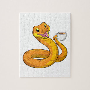Puzzle Snake with Cup