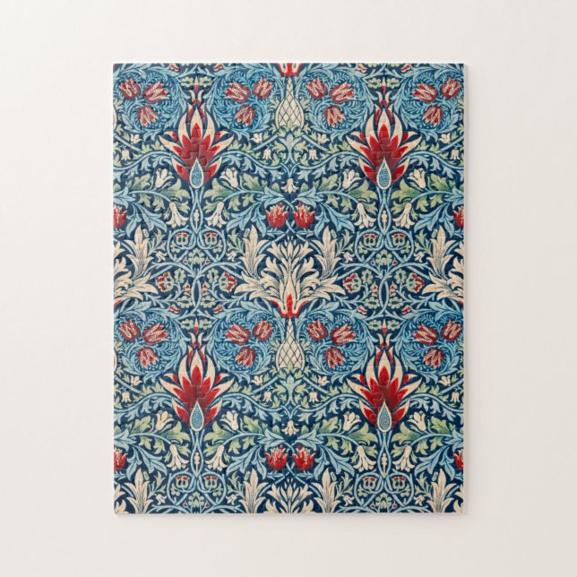 Puzzle Snakeshead, William Morris (Vertical)