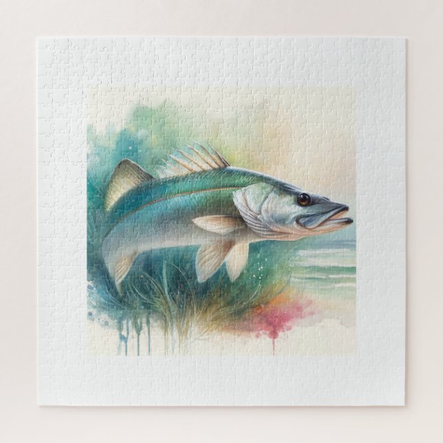 Puzzle Snook 100924AREF118 - Watercolor (Vertical)