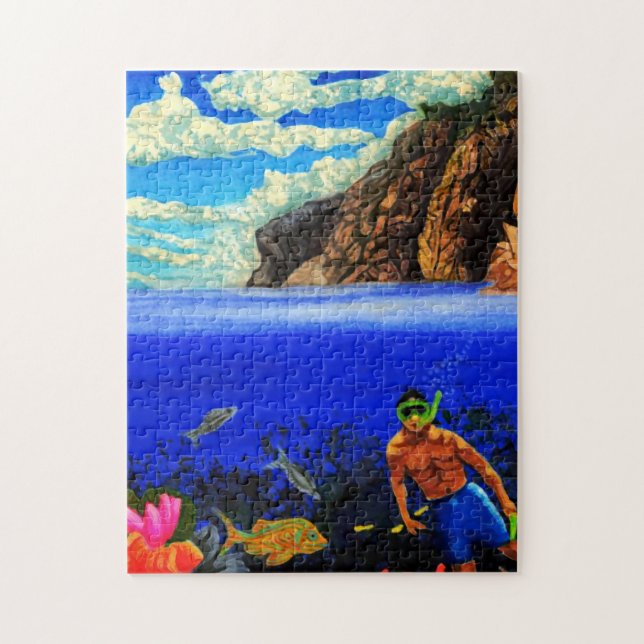 Puzzle Snorkeling à Black Rock (Vertical)