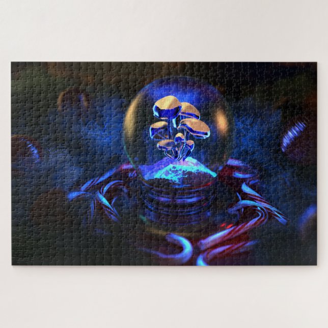 Puzzle Snowglobe (fluorescence) (Horizontal)