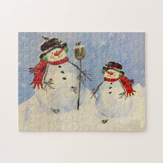 Puzzle Snowman et son (Horizontal)