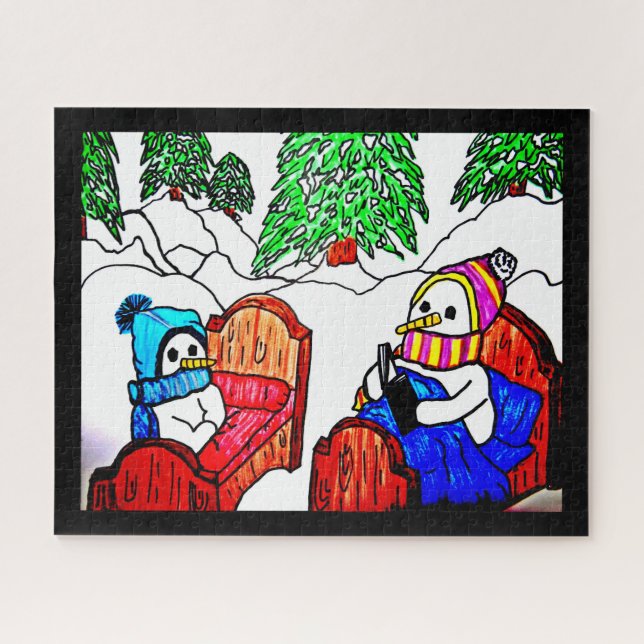 PUZZLE SNOWMANS BEDTIME STORY (Horizontal)