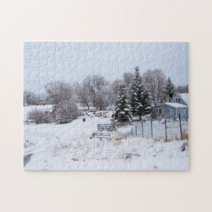 Puzzle Snowy Ranch Matin