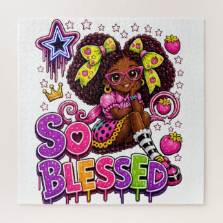 Puzzle So Blessed™ StarBerry | Fille Mignonne aux Fraises