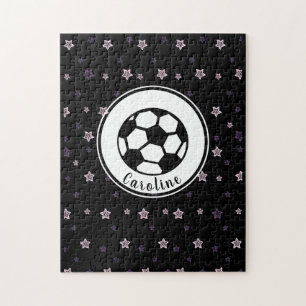 Puzzle Soccer Love Cute Stars Motifs Girls Personnalisé