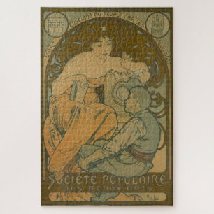 Puzzle Société Populaire Des Beaux-Arts - Alphonse Mucha