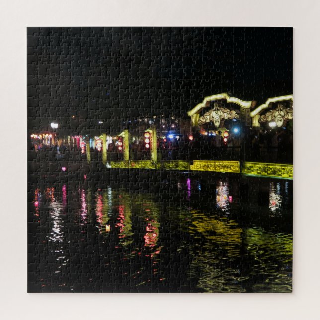 Puzzle soir à 'hoi an' la ville des tailleurs (Vertical)