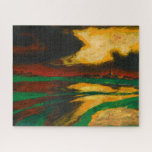 Puzzle Soirée d'automne | Emil Nolde |<br><div class="desc">Le soir d'automne est un tableau de 1924 Emil Nolde.</div>
