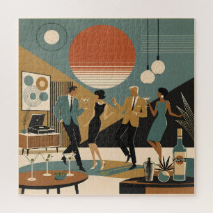 Puzzle Soirée de danse Martini ambiance Californie milieu